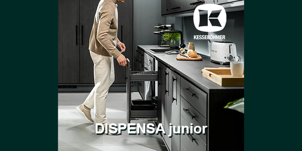 Как решить проблему нехватки места на кухне - поможет DISPENSA junior slim от Kesseböhmer Kessebohmer в Белгороде