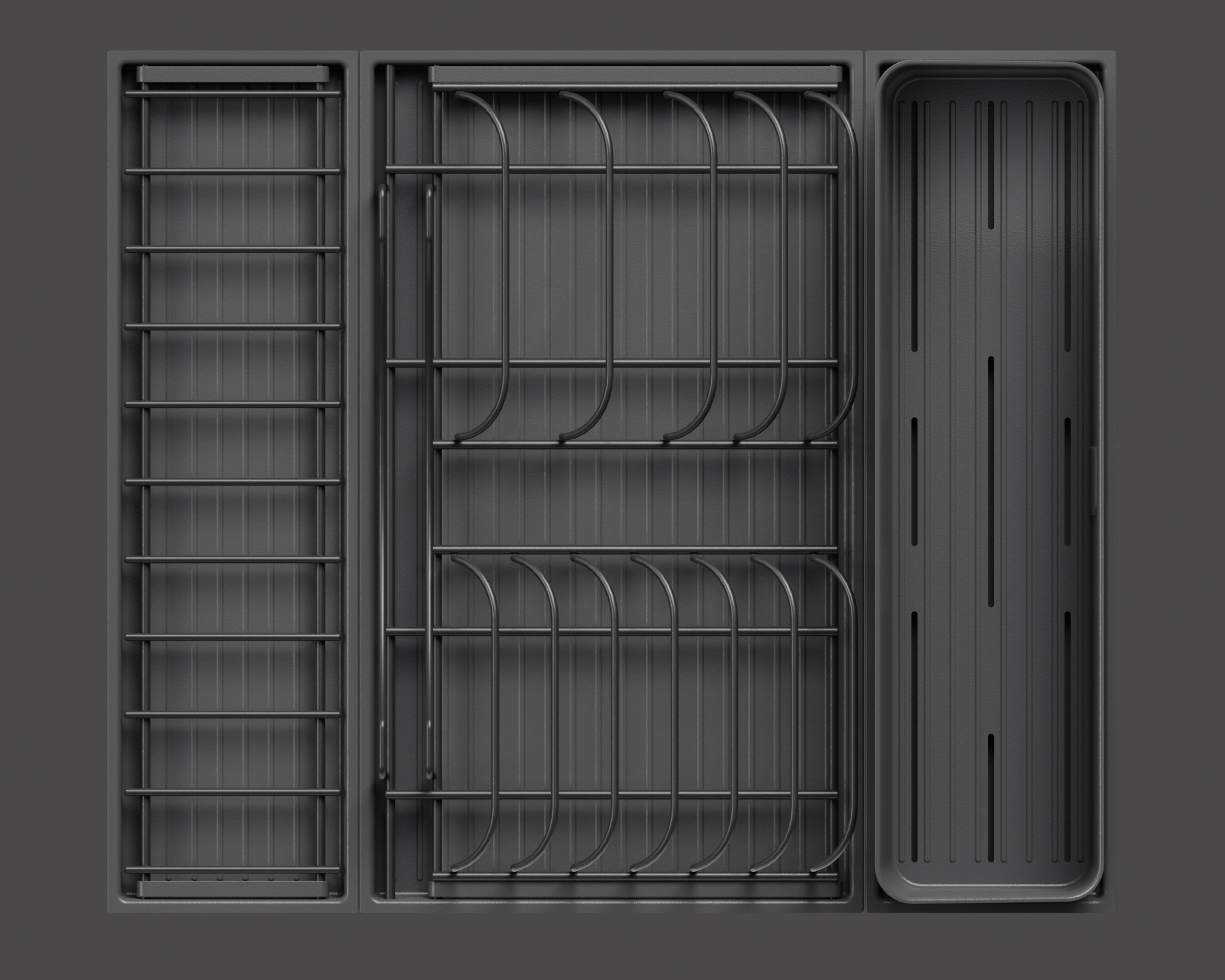 Сушка выдвижная Ф135 Дайнинг Агент 600 мм крепление к фасаду Kessebohmer | официальный магазин